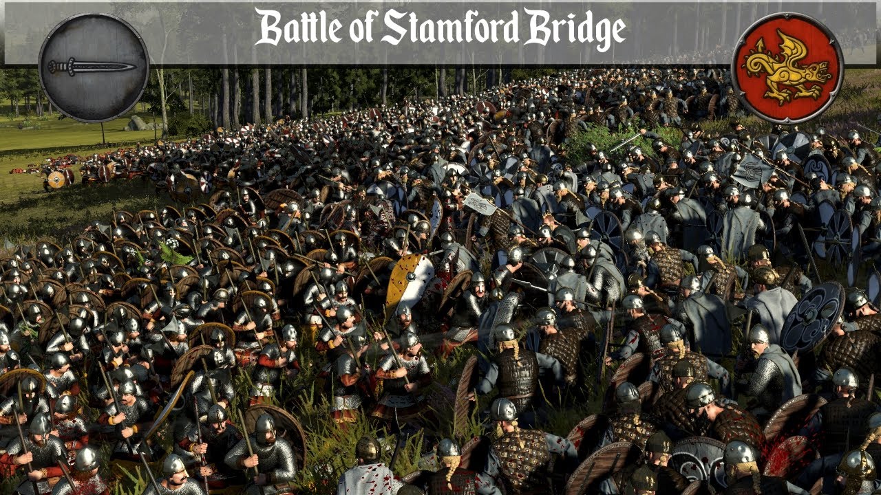 BATTLE OF STAMFORD BRIDGE! 2v1 Thrones of Britannia Battle (HISTORICAL BATTLE SERIES)