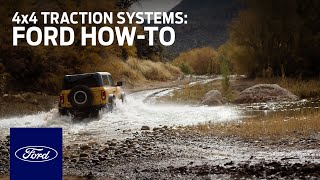Ford Bronco™ 4x4 Traction Systems | Ford HowTo | Ford