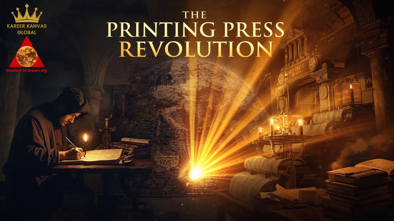 27. Printing Press Revolution: How It Changed World & Spread Knowledge Fast | Kareer Kanvas Global