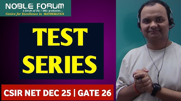 Test Series for CSIR NET December 2025 Mathematics Science