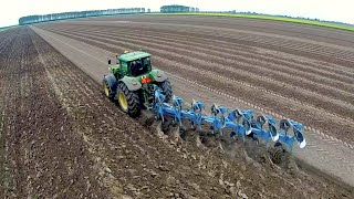 Ploughing | John Deere 8230 + 7 furrow Lemken VariTansanit 8 | KMWP Ploegen / Pflügen