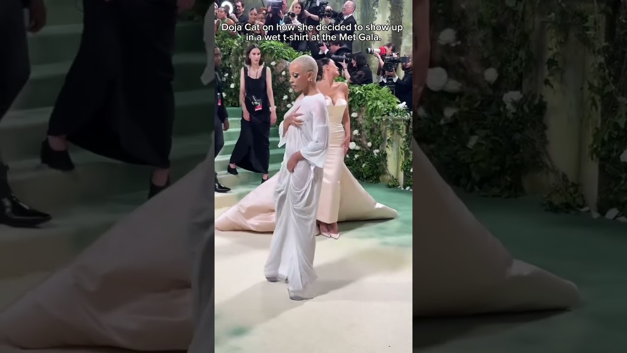 Doja Cat on how she decided to show up in a wet t-shirt at the 2024 MetGala
