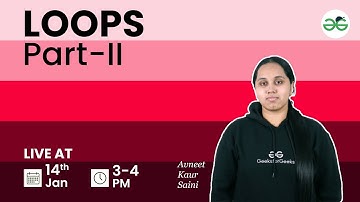 Cbse python while loop -part 1 | Avneet Kaur Saini | GeeksforGeeks School