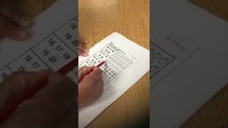 Matching numbers to objects