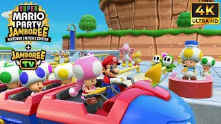 Mario Party Jamboree Switch 2 Edition - Full Carnival Coaster Walkthrough (All Levels) 4K