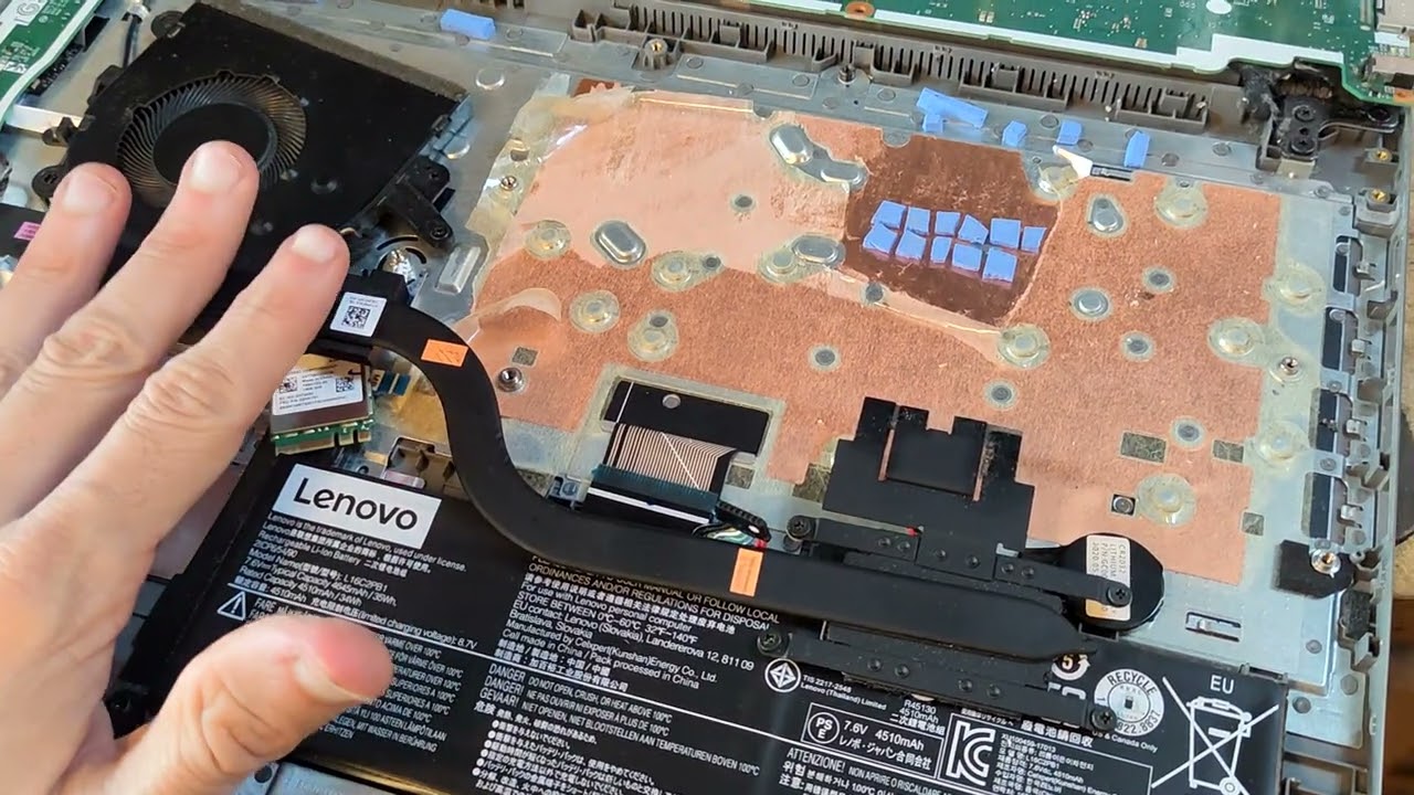 Lenovo IdeaPad 3 Amd Ryzen crashing/freezing - heatpipe issues and