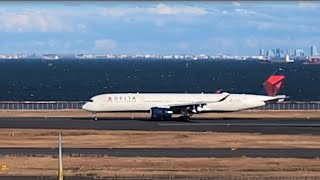 デルタ航空 シアトル発羽田行き 167便 エアバスA350-900（N503DN） 2025.12.26