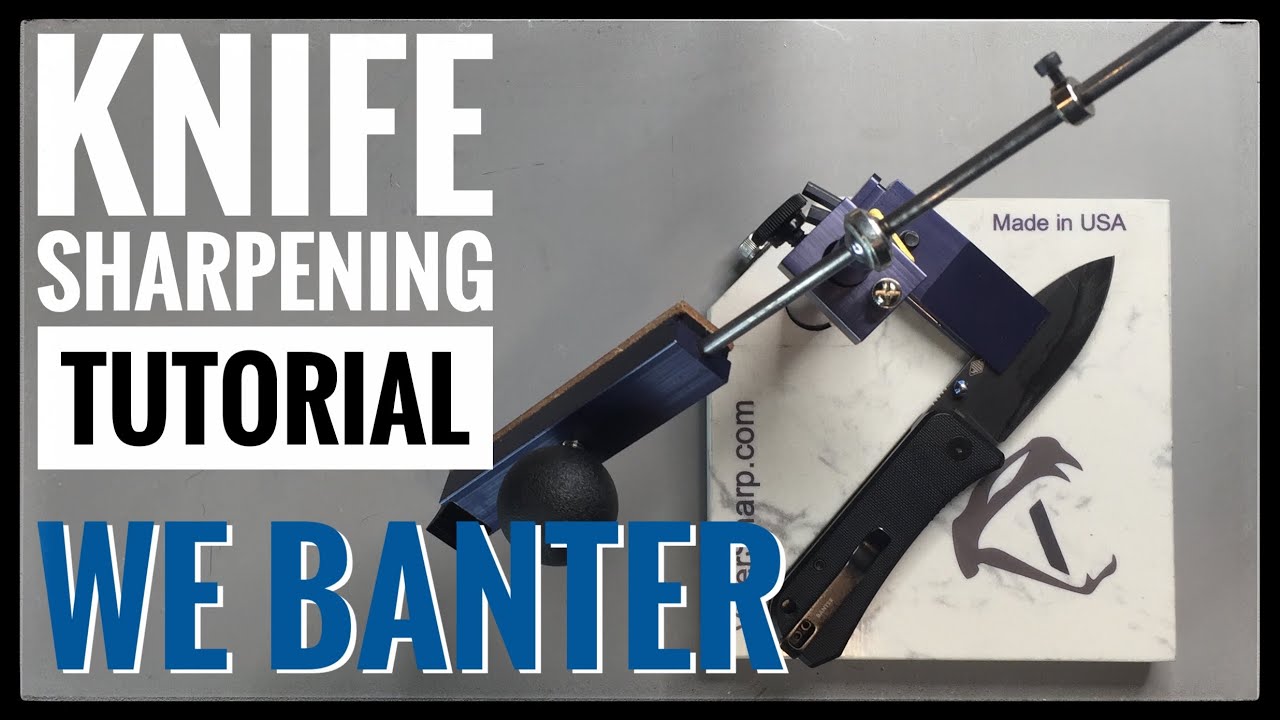 How to Sharpen the WE Banter Pocket Knife YouTube