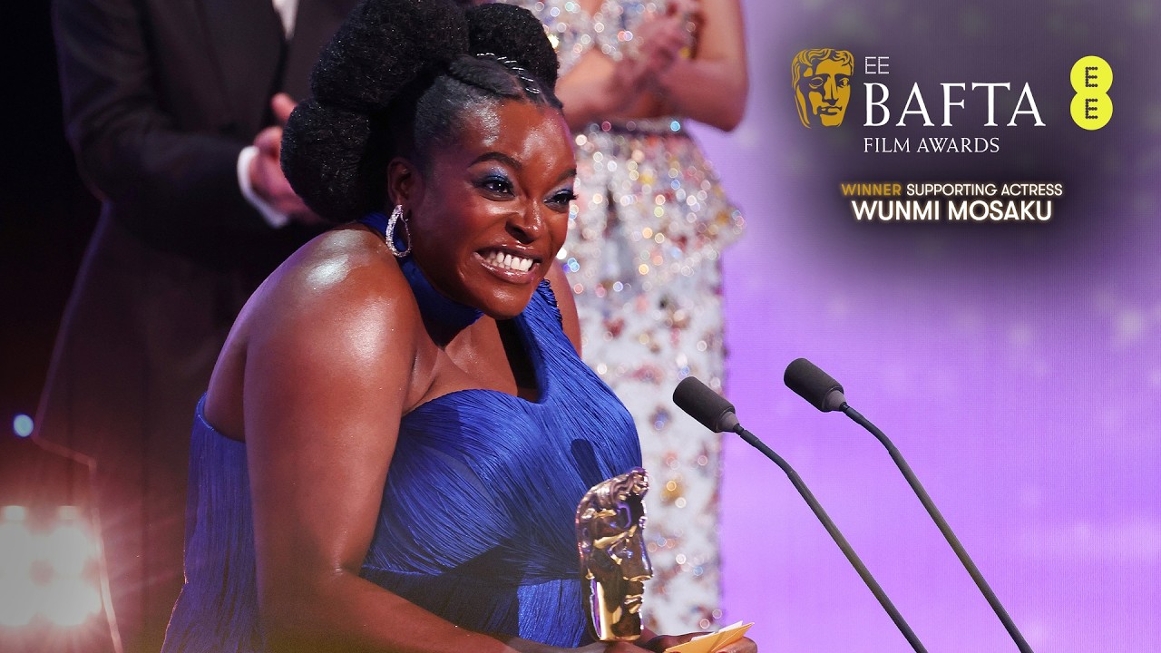 Wunmi Mosaku Wins the Supporting Actress BAFTA for Sinners | EE BAFTA Film Awards 2026