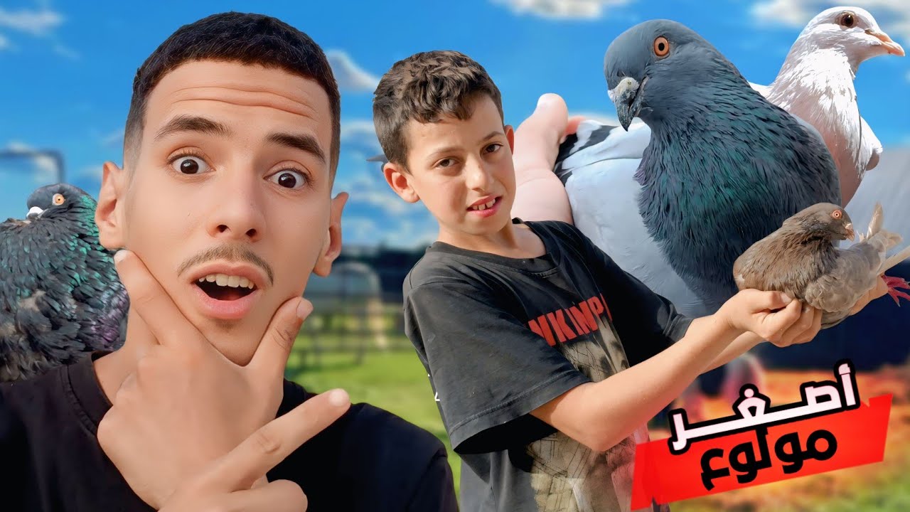 زيارة عند أصغر مولوع بتربية الحمام 😍🕊️ | مشيت عند حمام ريان باش نشري من عنده حمام العنبر ♥️ 