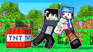 Minecraft Speedrunning but If she dies, We lose!