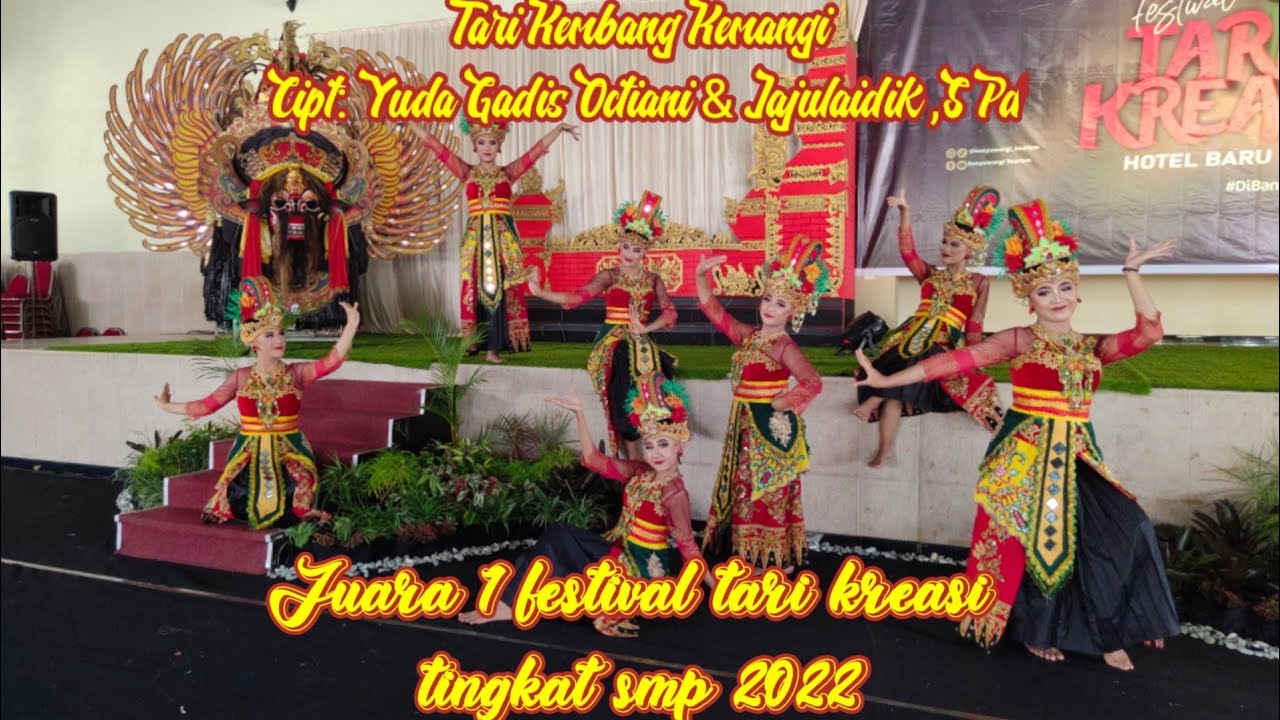 TARI KEMBANG KEMANGI//FESTIVAL TARI KREASI 2022//TARI KREASI BANYUWANGI// SANGGAR SAYU WIWIT