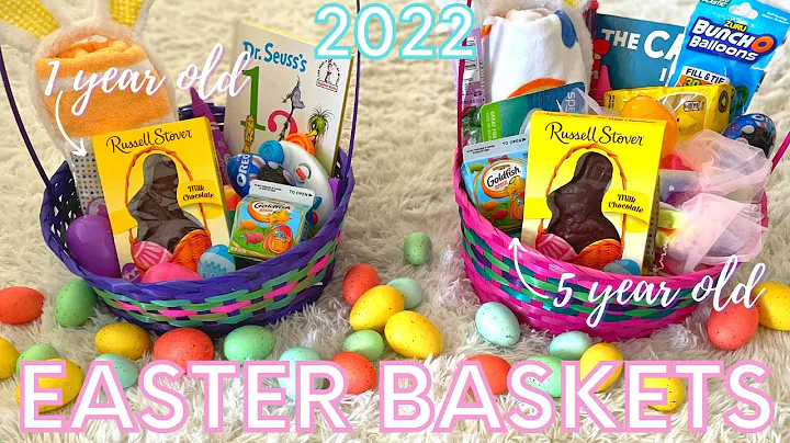 WHAT'S IN MY KIDS' EASTER BASKETS 2022| EASTER BASKET IDEAS | TODDLERS EASTER BASKETS | BREY DAVIS