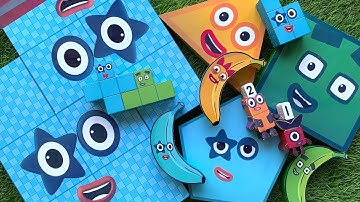 Looking for Numberblocks NEW 1029 Puzzle Tetris Shape | ASMR chirping of birds