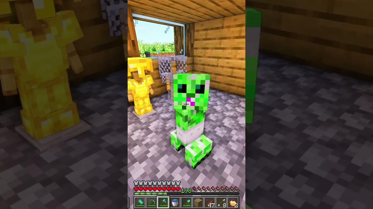 Así es la Casa del Bebe Creeper en Minecraft... 😍