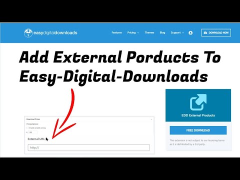 How to add External Products in Easy Digital Downloads Plugin