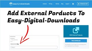 How to add External Products in Easy Digital Downloads Plugin screenshot 2