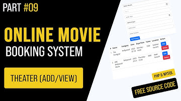 09 - Theater / Cinema Add & View | Online Movie Booking System in PHP/MYSQL | Urdu/Hindi