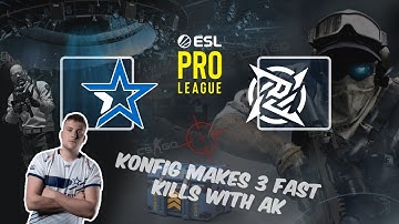 K0nfig makes 3 fast kills with AK, Complexity vs NIP, ESL Pro League Season 13