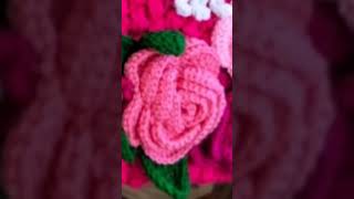 hand made woolen knit kerosia work order us #crochet #howtomakewoolenflower