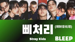 【歌詞・和訳・かなるび】삐처리(BLEEP) - Stray Kids