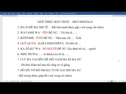 Video GIỚI THIỆU BẢN THÂN BẰNG TIẾNG NHẬT NGẮN- SIÊU DỄ NHỚ - YouTube