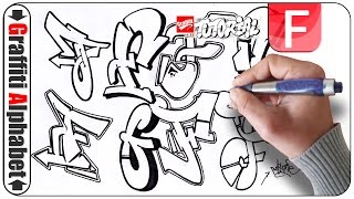Graffiti Alphabet - Letter F - Buchstabe F - Letra F