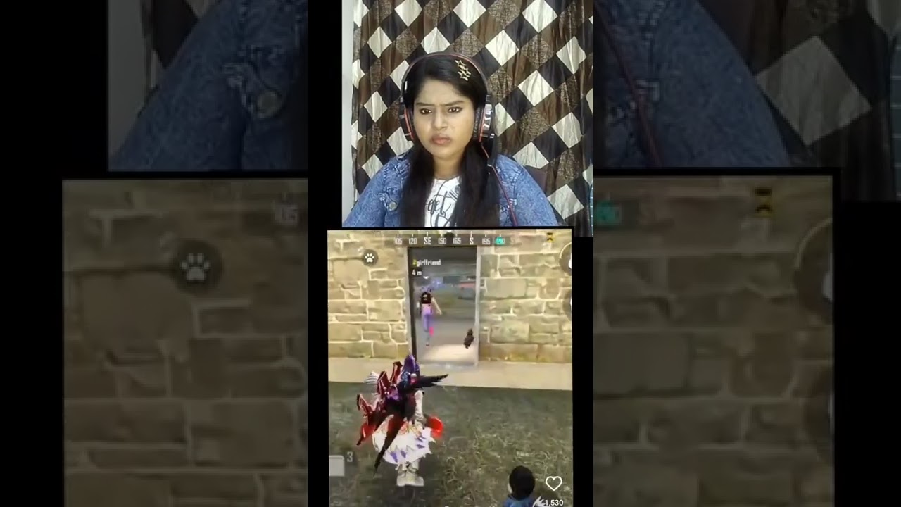 facecam reaction for funny shorts girl  free fire 