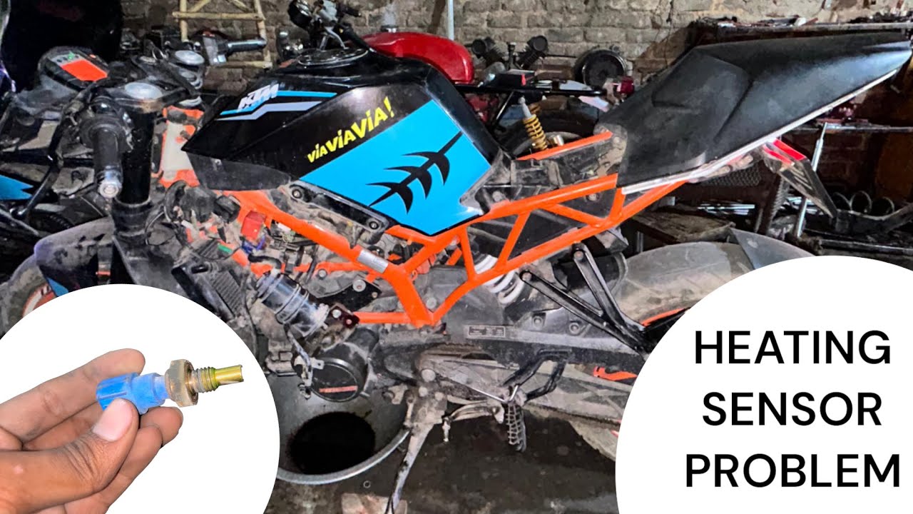 KTM RC 200 HEATING SENSOR  PROBLEM | गाड़ी बार बार गरम हो रही तो करें ये काम 