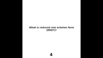 MAT223 Medium Gaussian Elimination Flashcards