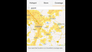 Reliance Jio 4G Tower Signal Coverage Map View of GUJARAT INDIA