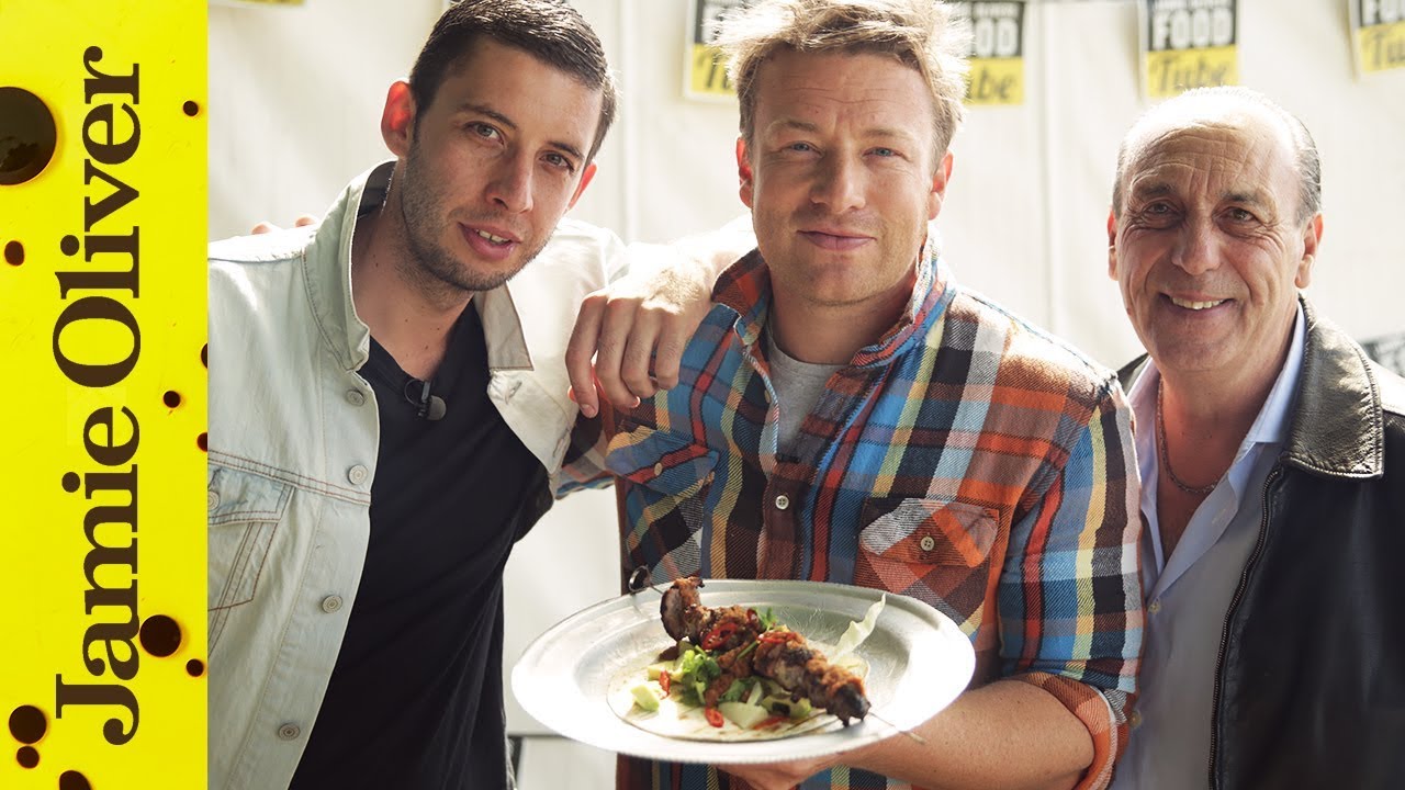 BBQ Pork Skewers with Jamie, Gennaro & Example | Jamie Oliver