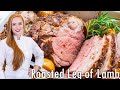 Garlic & Herb Roasted Leg of Lamb - EASY, Juicy & Delicious Recipe!!