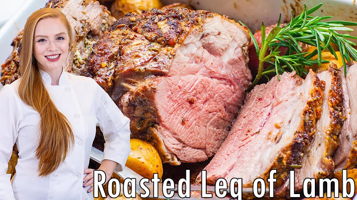 Garlic & Herb Roasted Leg of Lamb - EASY, Juicy & Delicious Recipe!!