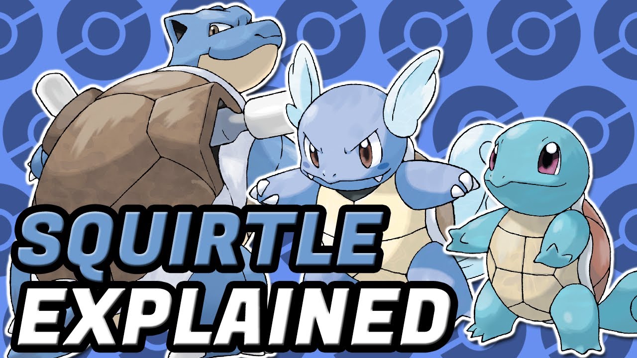 SQUIRTLE, POKEMON EXPLAINED! Water Type, starter pokemon, Squirtle Explained, water pokemon