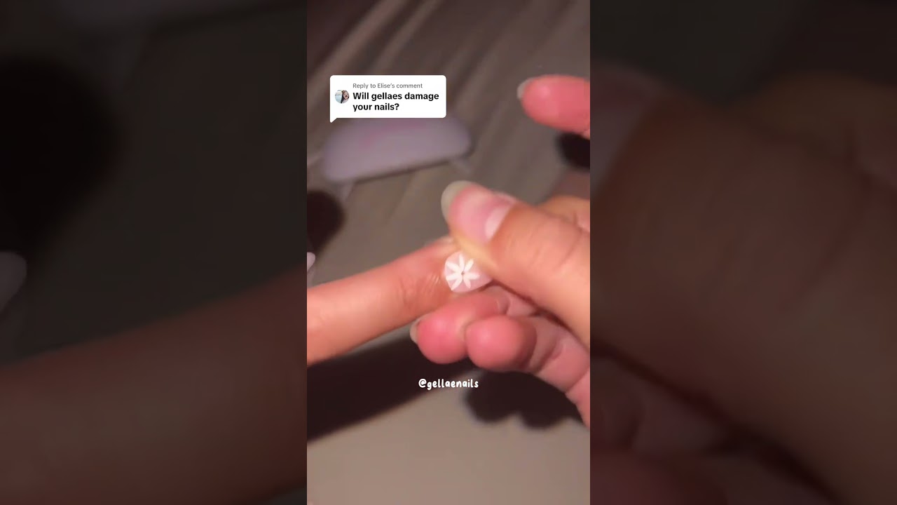 Gellaes were made to protect your natural nails so it's not meant to damage your nails