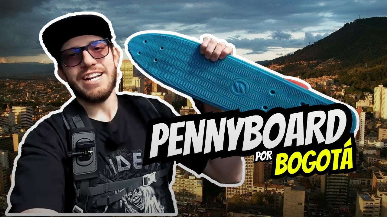 ¿Es peligroso? Así es patinar en una PENNY BOARD en BOGOTÁ