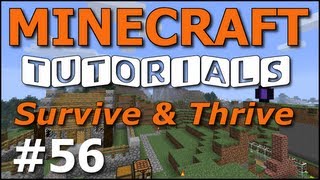 Minecraft Tutorials - E56 Trip Wire Trap (Survive and Thrive III)