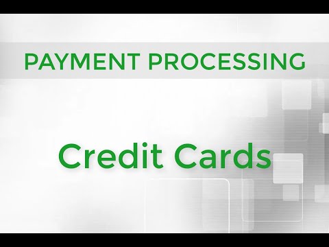 Payment Processing - Credit Cards