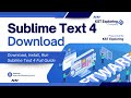 How to Download Sublime Text 4 (2026) – Full Step-by-Step Guide