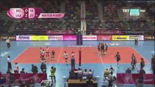 Fivb World Grand Prix 2015 Usa Vs Belgium