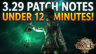Path of Exile | 3.29 Patch Notes Summary | Under 12 Minutes