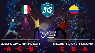 BATALLA DE EQUIPOS ELECTRO DANCE 3VS3 #1 / Mexico vs España