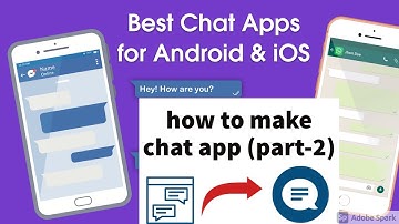 HOW TO CREAT A CHAT APP IN THANKABLE (PART-2)