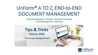 Tips and  Tricks for January  2024   - How Image Manager Works
