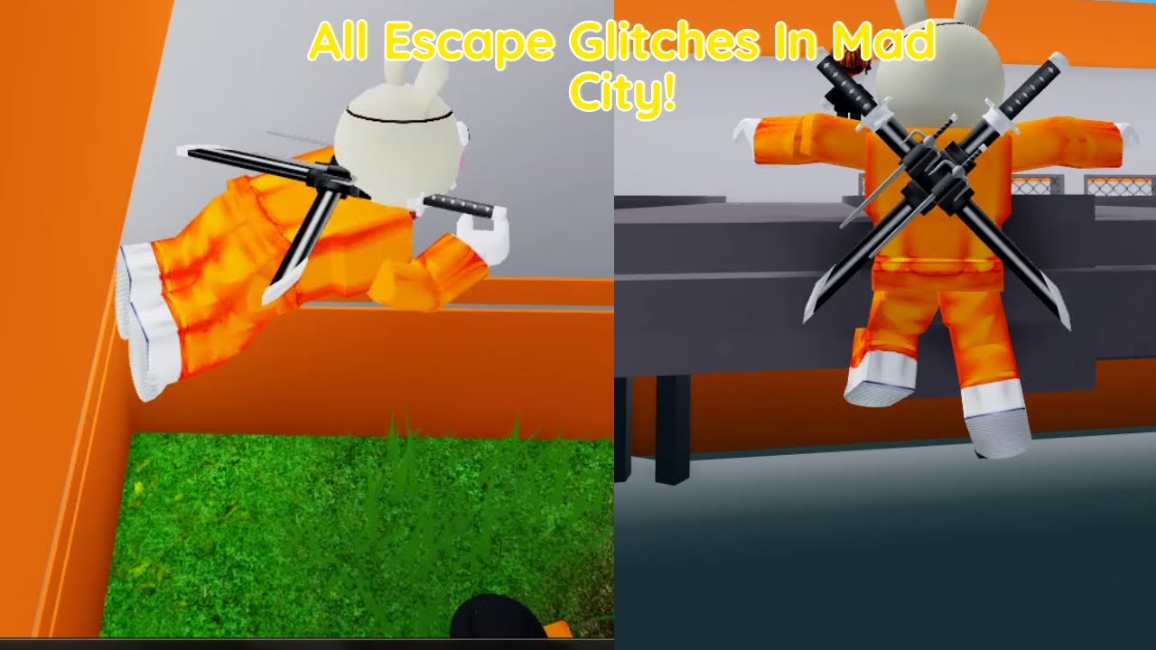 All Escape Glitches In Mad City! Mad City (ROBLOX)