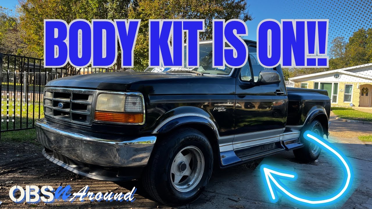 95' OBS Fiberglass Running Boards Install YouTube