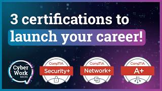 Certifications 101: Why A+, Network+ and Security+ are game changers | Cyber Work Hacks