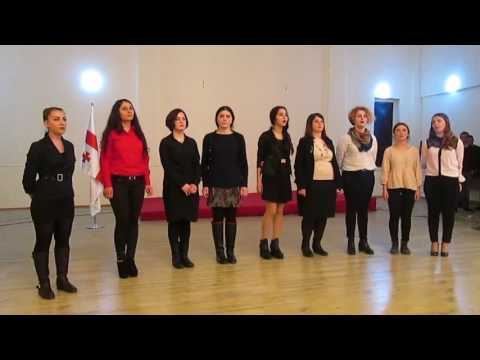 სვანური საზეიმო ფერხული. ილიაუნის სტუდენტური ხალხური გუნდი / Iliauni Student Choir 2015. 12/2