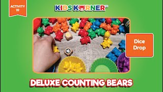 2020 Deluxe Counting Bears Game Set by Kids Korner - ACT 19 Dice Drop